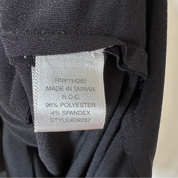 NWT Norma Kamali All In One Black Stretch Dress Convertible Long Sleeve Size XL - Picture 7 of 8